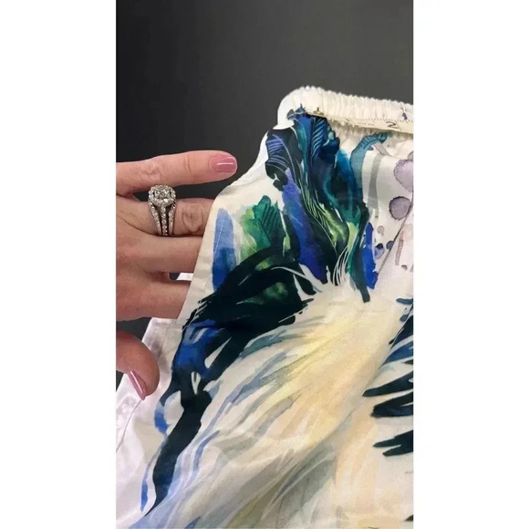 Youth Boys White Rooster Chicken Quick Drying Swim Trunks Medium - Picture 6 of 11